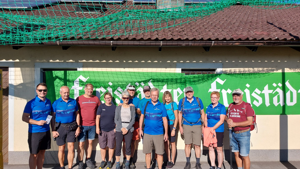 Wandergruppe beim Wandertag